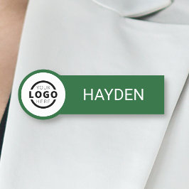 Anpassningsbar Business Logotyp Basic Employee Nam Namnbricka