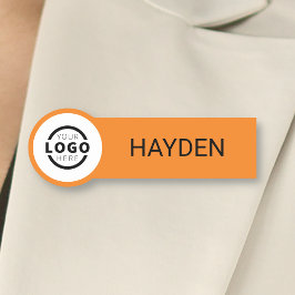 Anpassningsbar Business Logotyp Basic Employee Nam Namnbricka