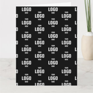 Anpassningsbar Business Logotyp Branded - Black Fo Kort