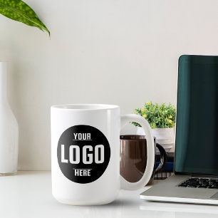 Anpassningsbar Business Logotyp Branded Coffee Mug Kaffemugg