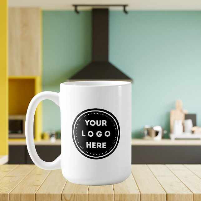 Anpassningsbar Business Logotyp Branded Kaffemugg (Skapare uppladdad)