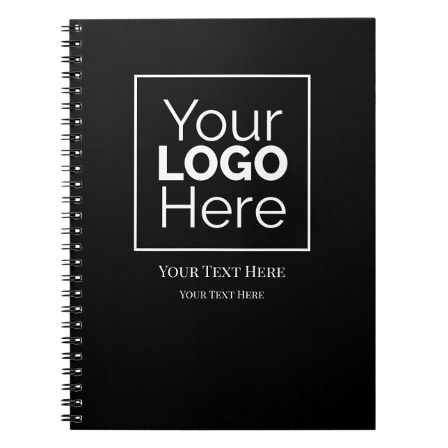 Anpassningsbar Business Logotyp Branded Profession Anteckningsbok (Framsidan)