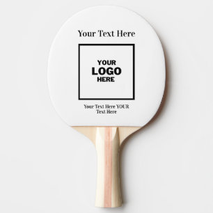 Anpassningsbar Business Logotyp Branded Profession Pingisracket