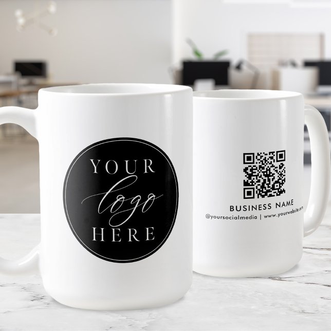 Anpassningsbar Business Logotyp Company Branded Kaffemugg (Skapare uppladdad)