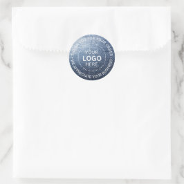 Anpassningsbar Business Logotyp Company Branded Ta Runt Klistermärke