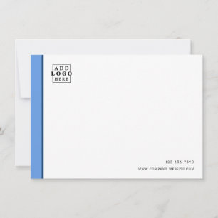 Anpassningsbar Business Logotyp Company Contact Bl Anteckningskort