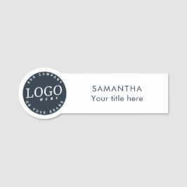 Anpassningsbar Business Logotyp Company Employee Namnbricka