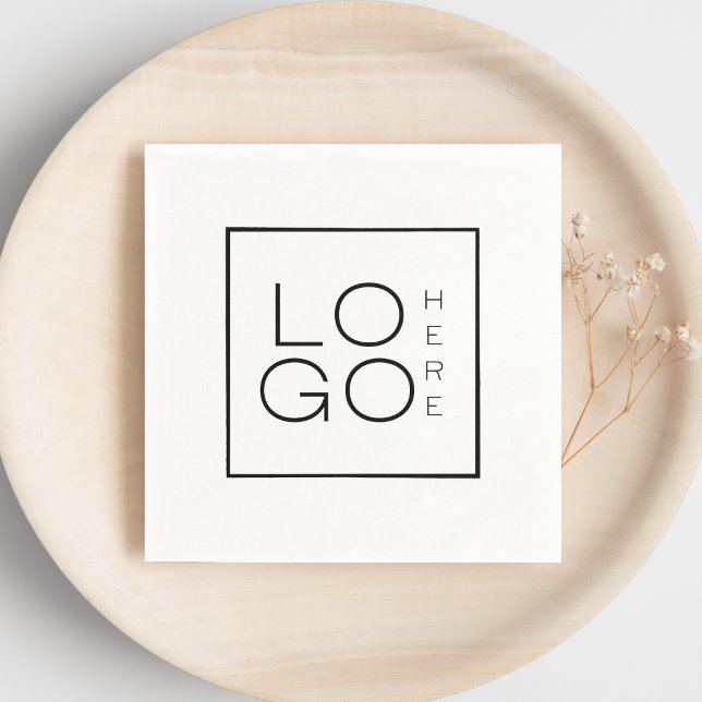 Anpassningsbar Business Logotyp Company Event Mini Pappersservett (Skapare uppladdad)