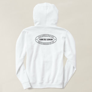 Anpassningsbar Business Logotyp Company Frimärke - Hoodie