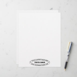 Anpassningsbar Business Logotyp Company Frimärke L Brevhuvud