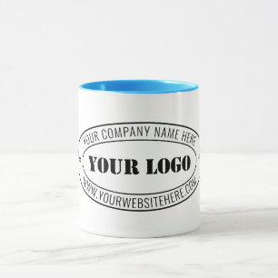 Anpassningsbar Business Logotyp Company Frimärke  Mugg