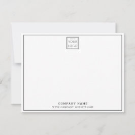 Anpassningsbar Business Logotyp Company Namn Note  Anteckningskort
