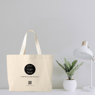 Anpassningsbar Business Logotyp Company Promotiona Jumbo Tygkasse