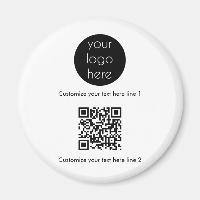 Anpassningsbar Business Logotyp Company Promotiona Magnet (Framsidan)