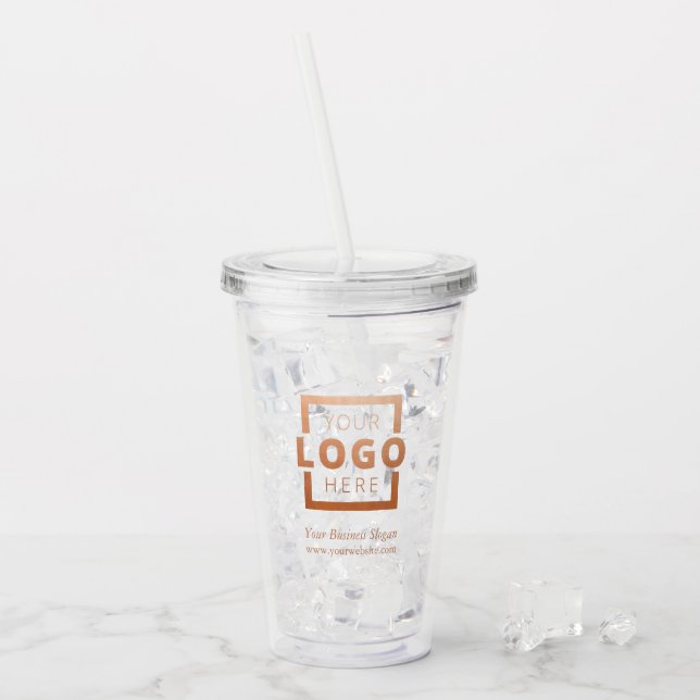 Anpassningsbar Business Logotyp Company Promotiona Take Away Mugg (Framsida Ice)