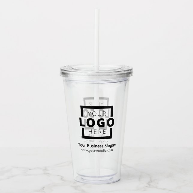 Anpassningsbar Business Logotyp Company Promotiona Take Away Mugg (Framsida)