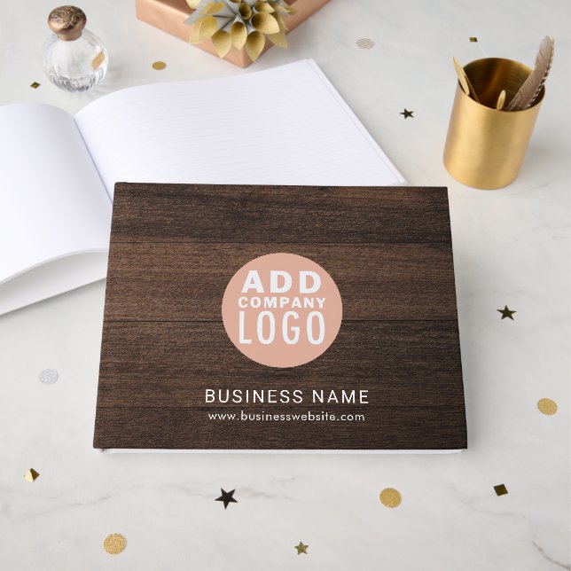 Anpassningsbar Business Logotyp Company Visitors R Gästböcker (Framsida Öppen)