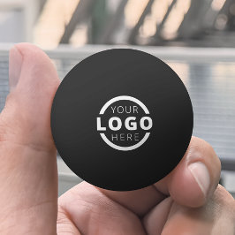 Anpassningsbar Business Logotyp Corporate Black Pingisboll
