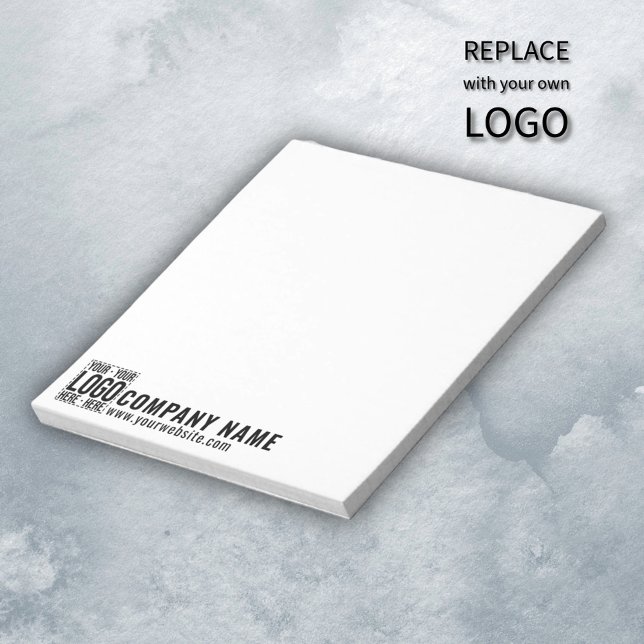 Anpassningsbar Business Logotyp Corporate Company  Anteckningsblock (Skapare uppladdad)