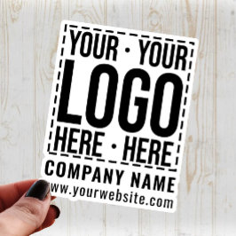 Anpassningsbar Business Logotyp Corporate Company Klistermärken