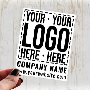 Anpassningsbar Business Logotyp Corporate Company Klistermärken