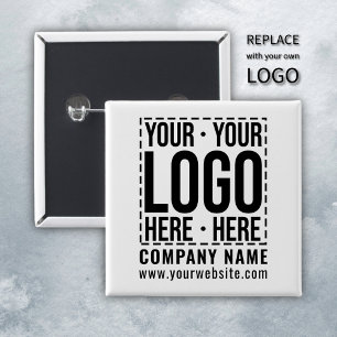 Anpassningsbar Business Logotyp Corporate Company Knapp