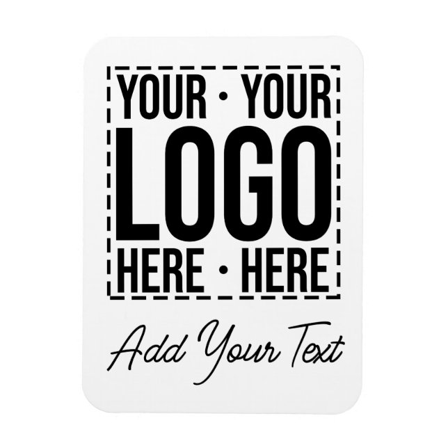 Anpassningsbar Business Logotyp Corporate Company  Magnet (Vertikal)
