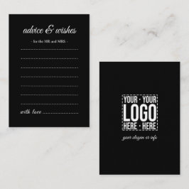 Anpassningsbar Business Logotyp Corporate Company Rådkort