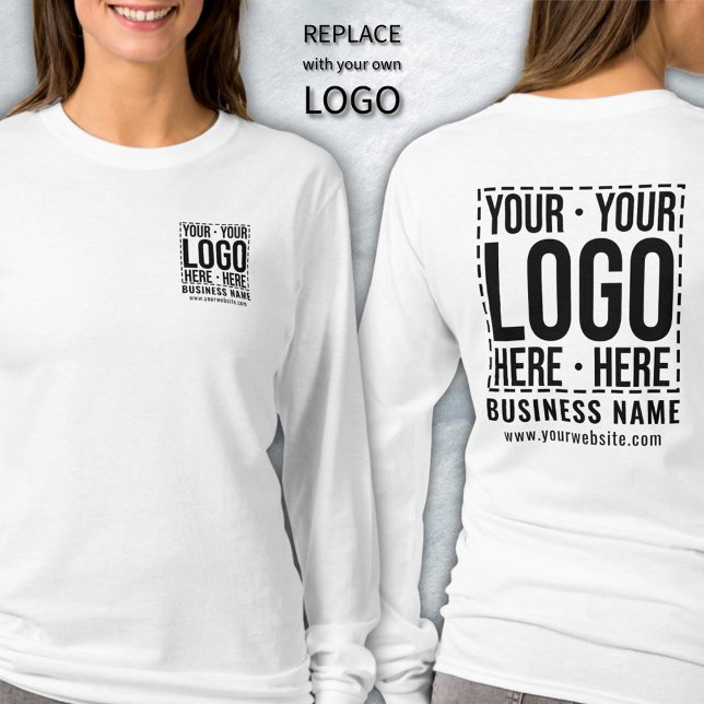 Anpassningsbar Business Logotyp Corporate Company  T Shirt (Skapare uppladdad)