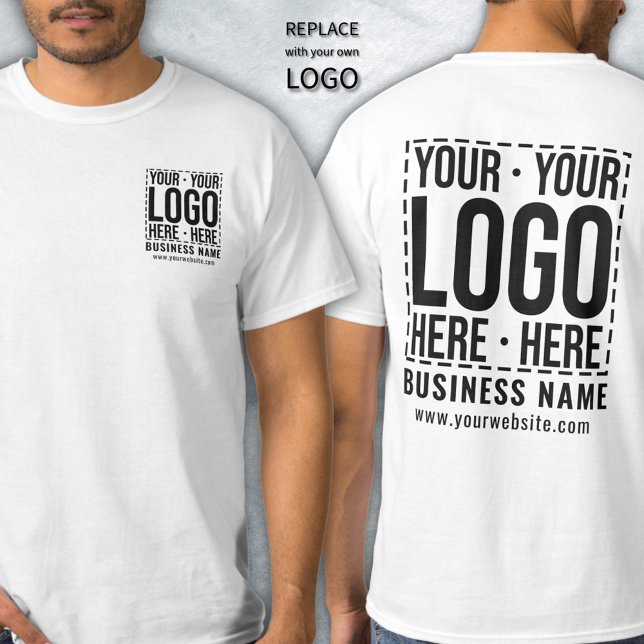 Anpassningsbar Business Logotyp Corporate Company  T Shirt (Skapare uppladdad)
