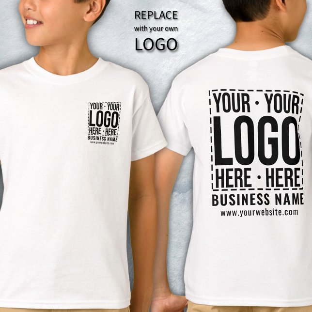 Anpassningsbar Business Logotyp Corporate Company  T Shirt (Skapare uppladdad)