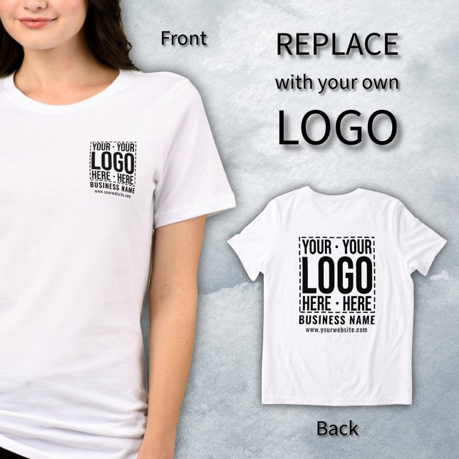 Anpassningsbar Business Logotyp Corporate Company  T Shirt (Skapare uppladdad)