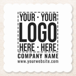 Anpassningsbar Business Logotyp Corporate Company Underlägg Papper