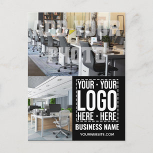 Anpassningsbar Business Logotyp Corporate Company Vykort
