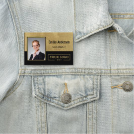 Anpassningsbar Business Logotyp Corporate Employee Namnbricka