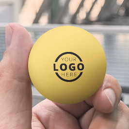 Anpassningsbar Business Logotyp Corporate Gult Pingisboll