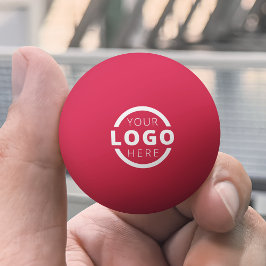 Anpassningsbar Business Logotyp Corporate Red Pingisboll