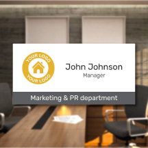 Anpassningsbar Business Logotyp Department Title E