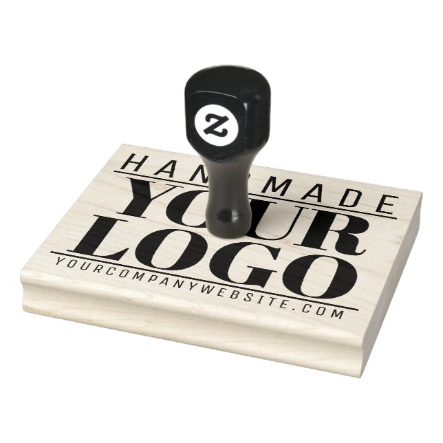 Anpassningsbar BUSINESS LOGOTYP din handgjorda log Stämpel (Stämpel)