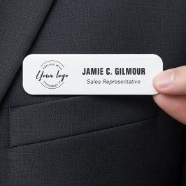 Anpassningsbar Business logotyp Employee Magnetic Namnbricka