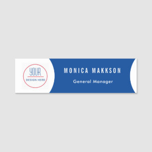 Anpassningsbar Business Logotyp Employee Namn bric Namnbricka