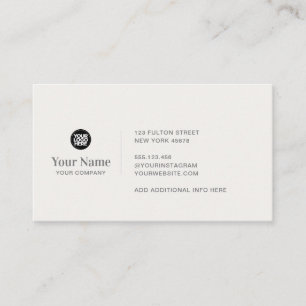Anpassningsbar Business logotyp - enkel modern min Visitkort