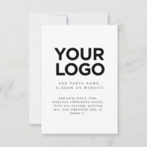 Anpassningsbar Business Logotyp Forme White