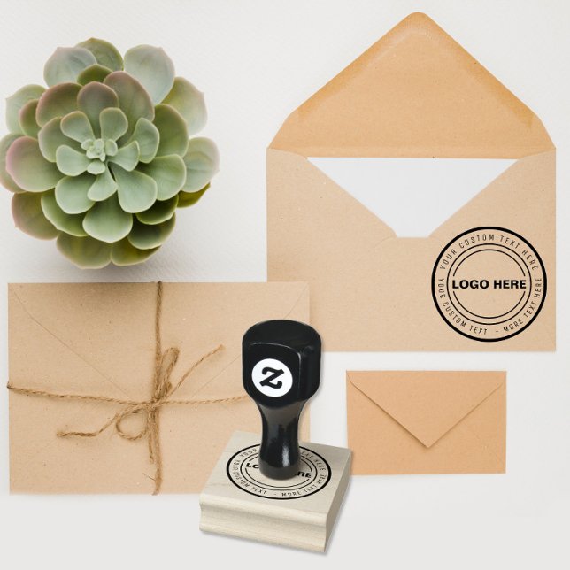 Anpassningsbar BUSINESS LOGOTYP FRIMÄRKE Stämpel (Skapare uppladdad)