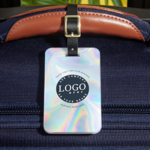 Anpassningsbar Business Logotyp Holografisk Retura Bagagebricka