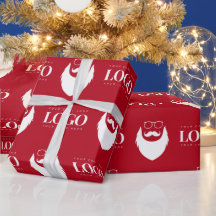 Anpassningsbar Business Logotyp Jultomten Mönster 