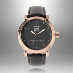 Anpassningsbar Business Logotyp l Professionell Br Armbandsur<br><div class="desc">Presentera vår anpassningsbar business logotyp professionell märks med grått watch. Den här sofistikerade tidsramen kombinerar stil och funktionalitet,  skapar den som ett perfekt tillbehör för att visa ditt varumärke med elegans och precision.</div>