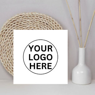 Anpassningsbar Business Logotyp l Professionell Wh Kakelplatta