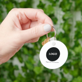 Anpassningsbar Business Logotyp - lägg till Logoty Nyckelring