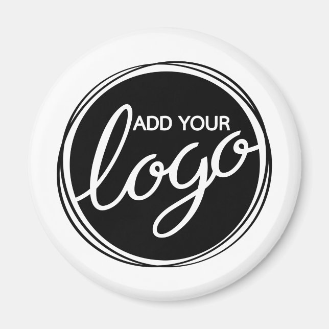 Anpassningsbar Business Logotyp Magnet (Framsidan)